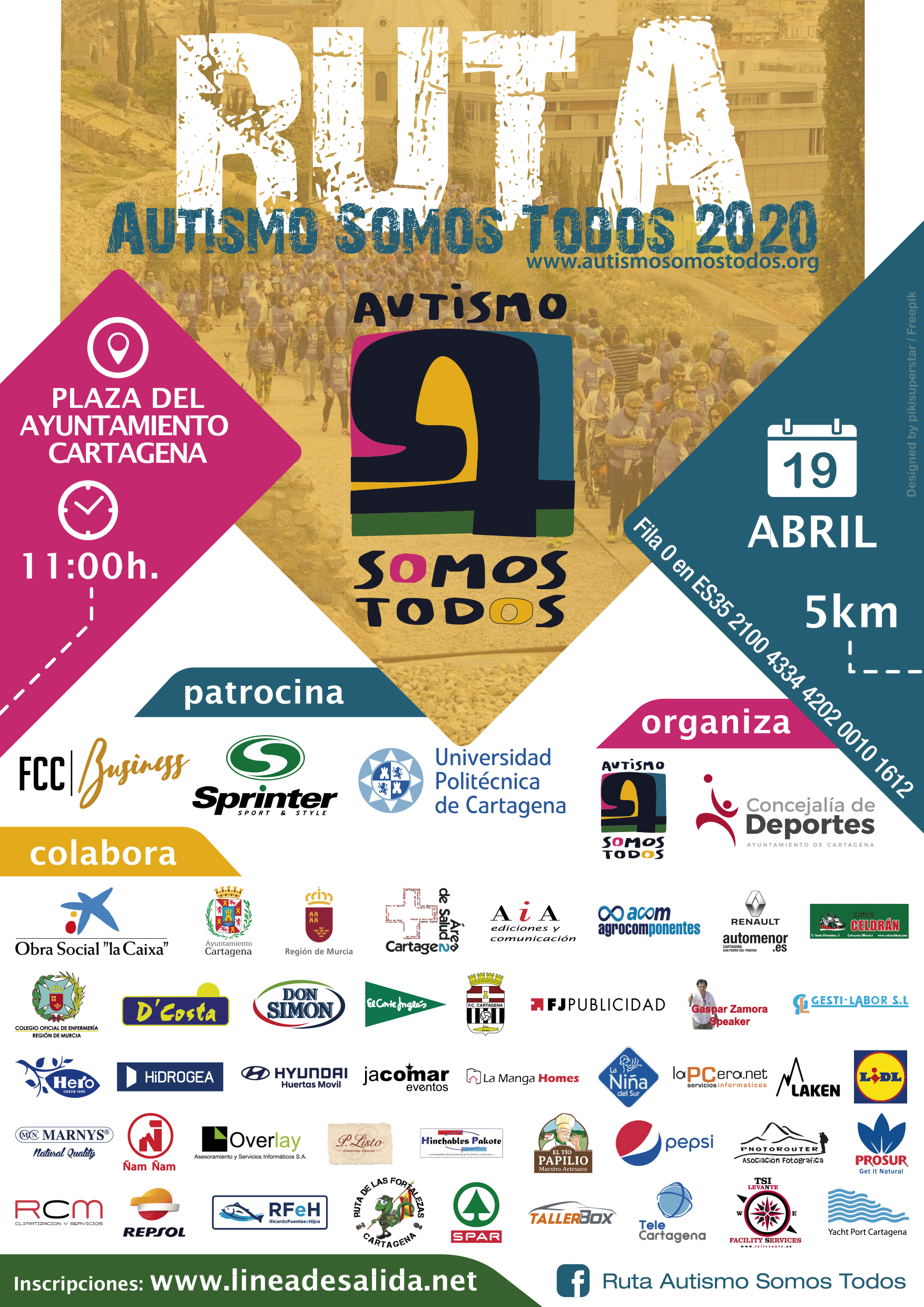 EVENTO APLAZADO. RUTA 2020 AUTISMO SOMOS TODOS