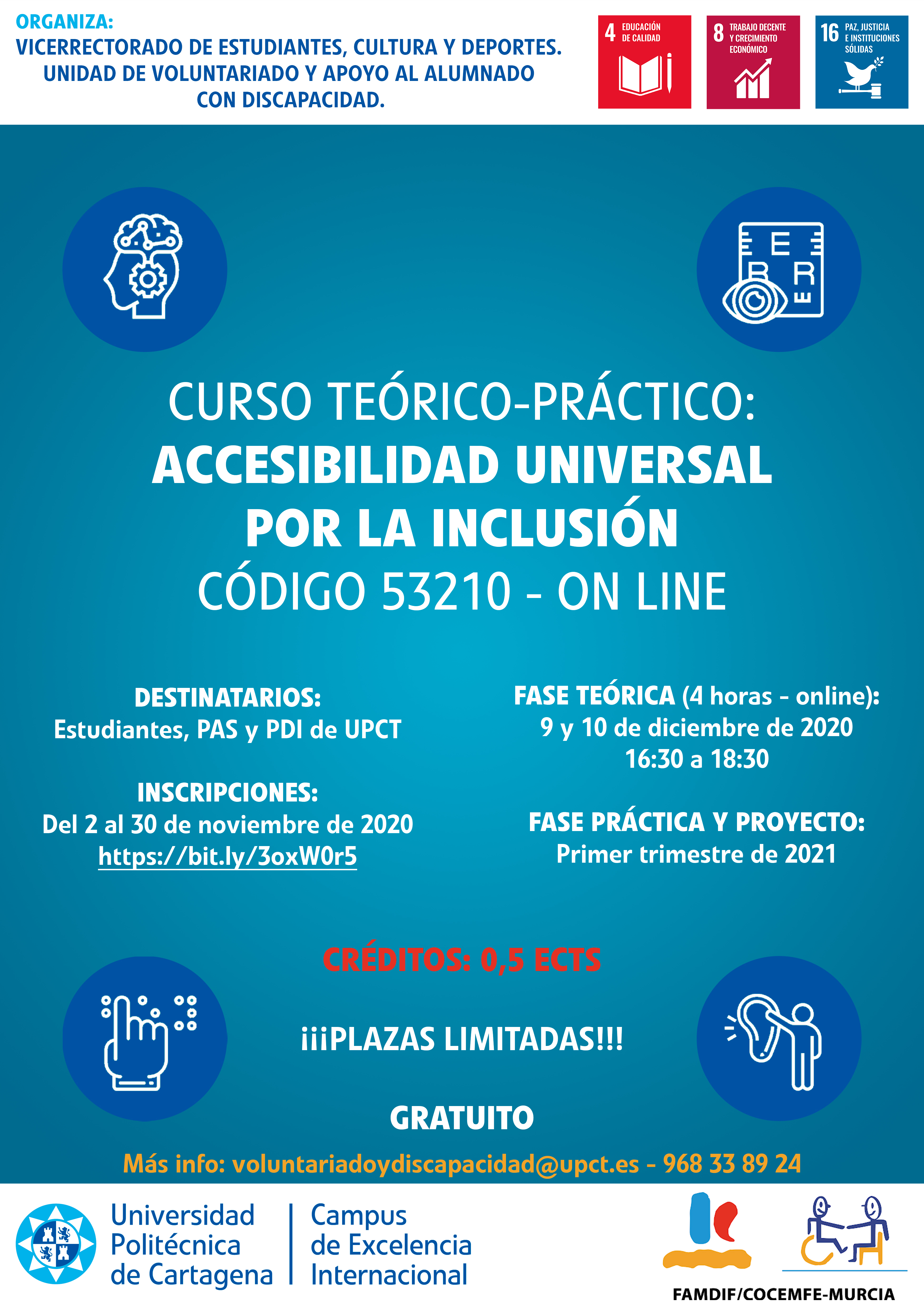 foto: Curso teórico-práctico: Accesibilidad universal por la inclusión