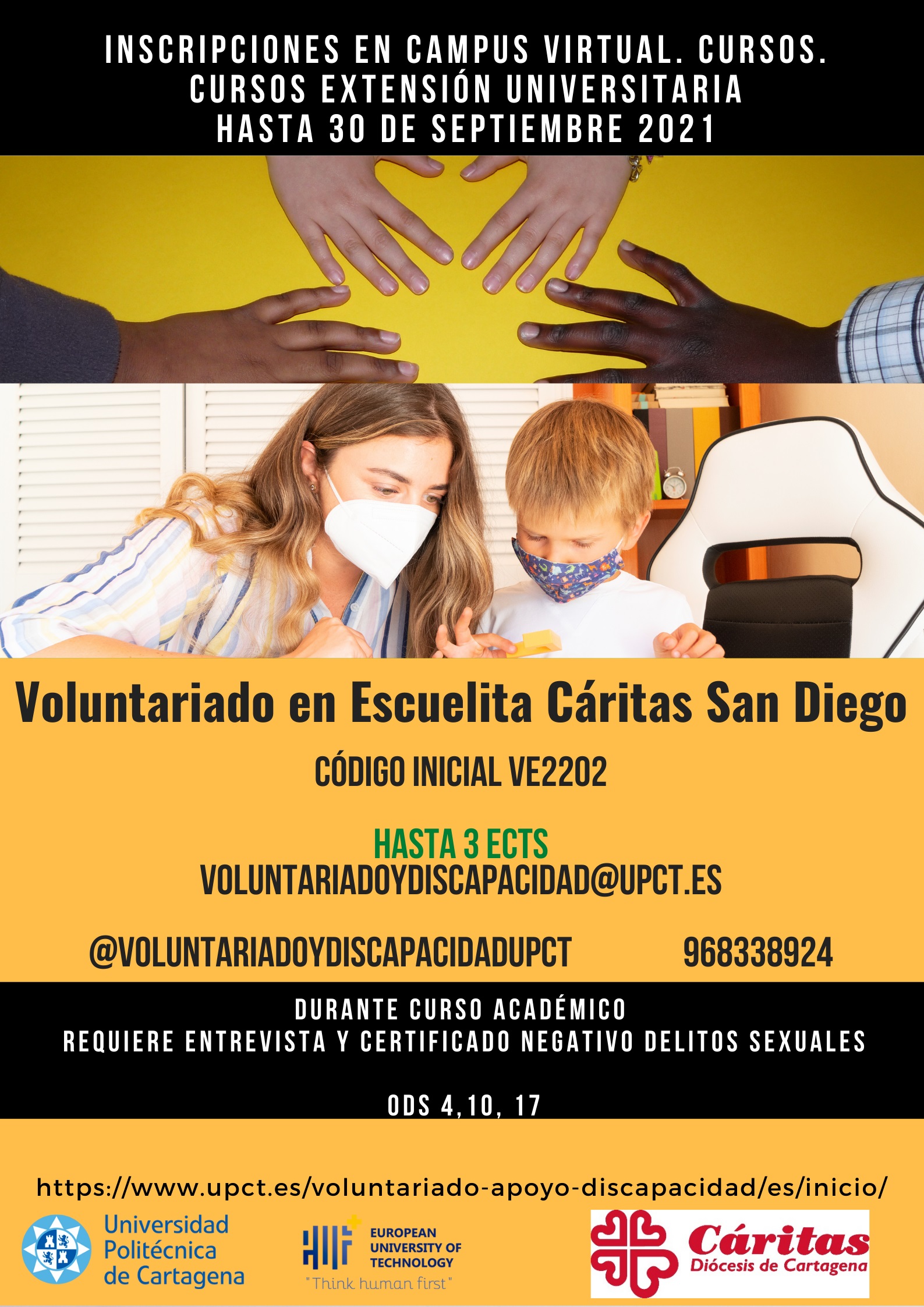 foto: Voluntariado en Escuelita Cáritas San Diego