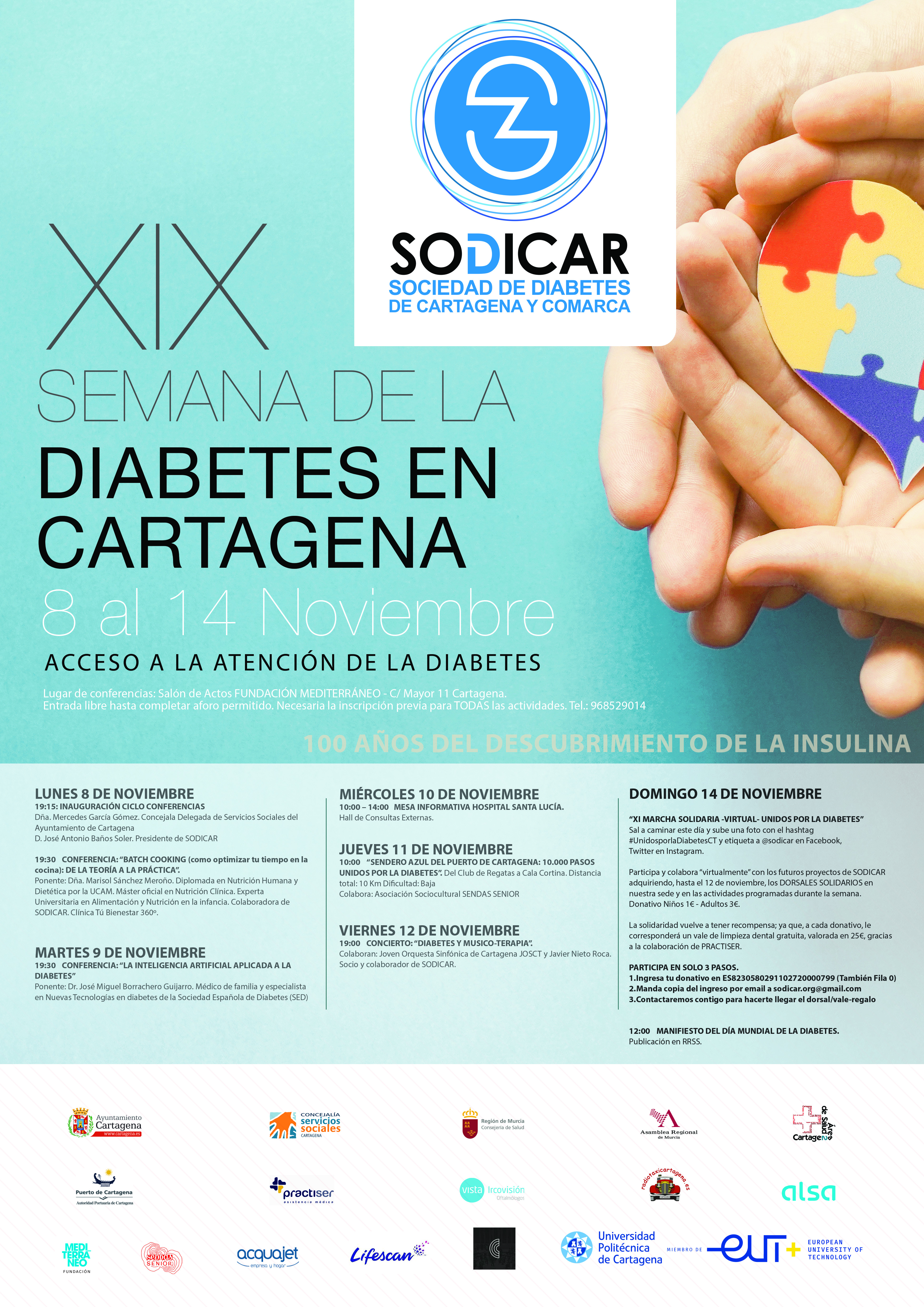 foto: XIX Semana de la Diabetes en Cartagena del 8 al 14 de noviembre
