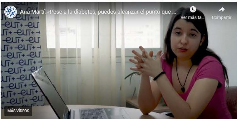 foto: Ana Martí: «Pese a la diabetes, puedes alcanzar el punto que quieras»