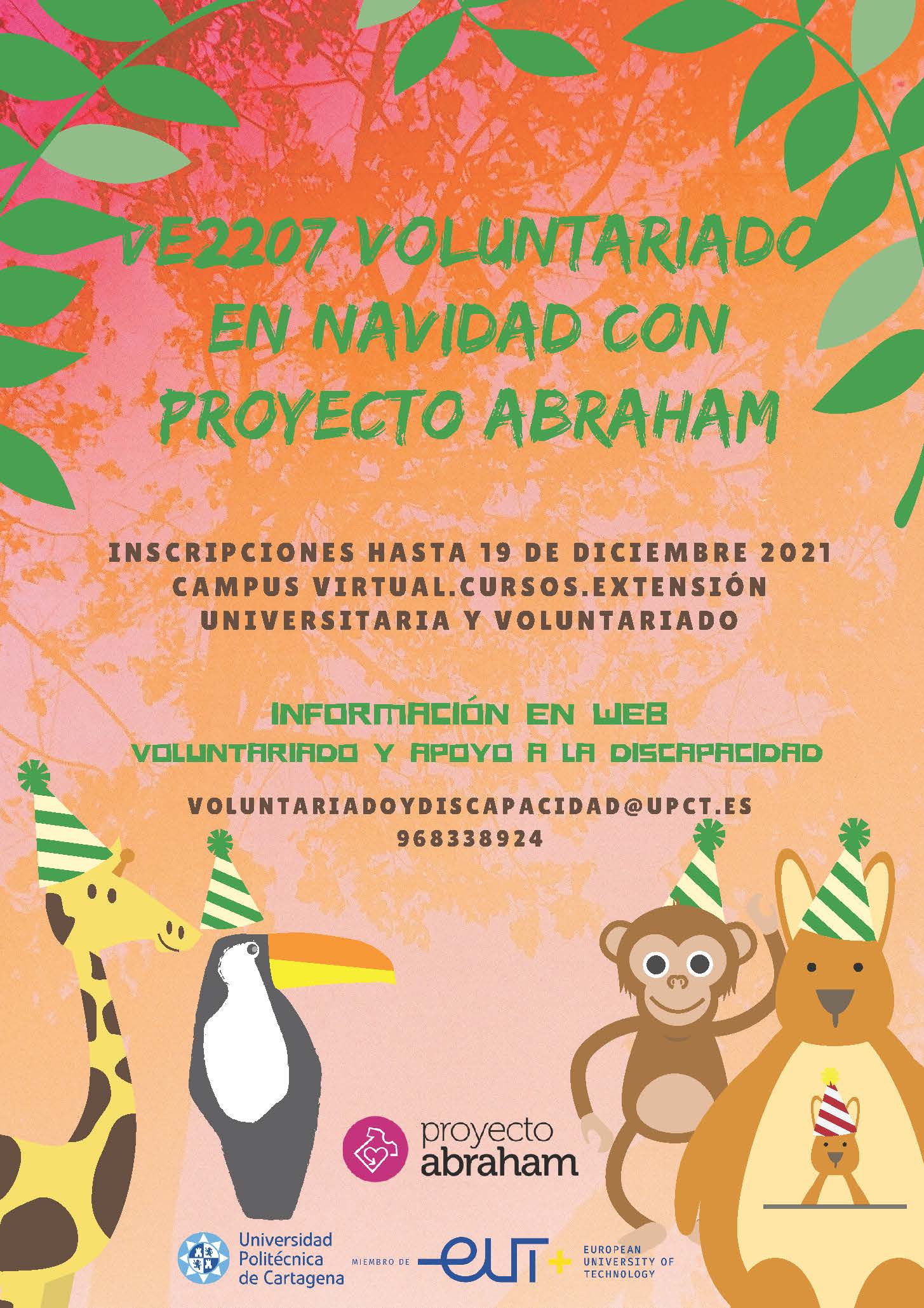 Voluntariado en Navidad con Proyecto Abraham VE2207