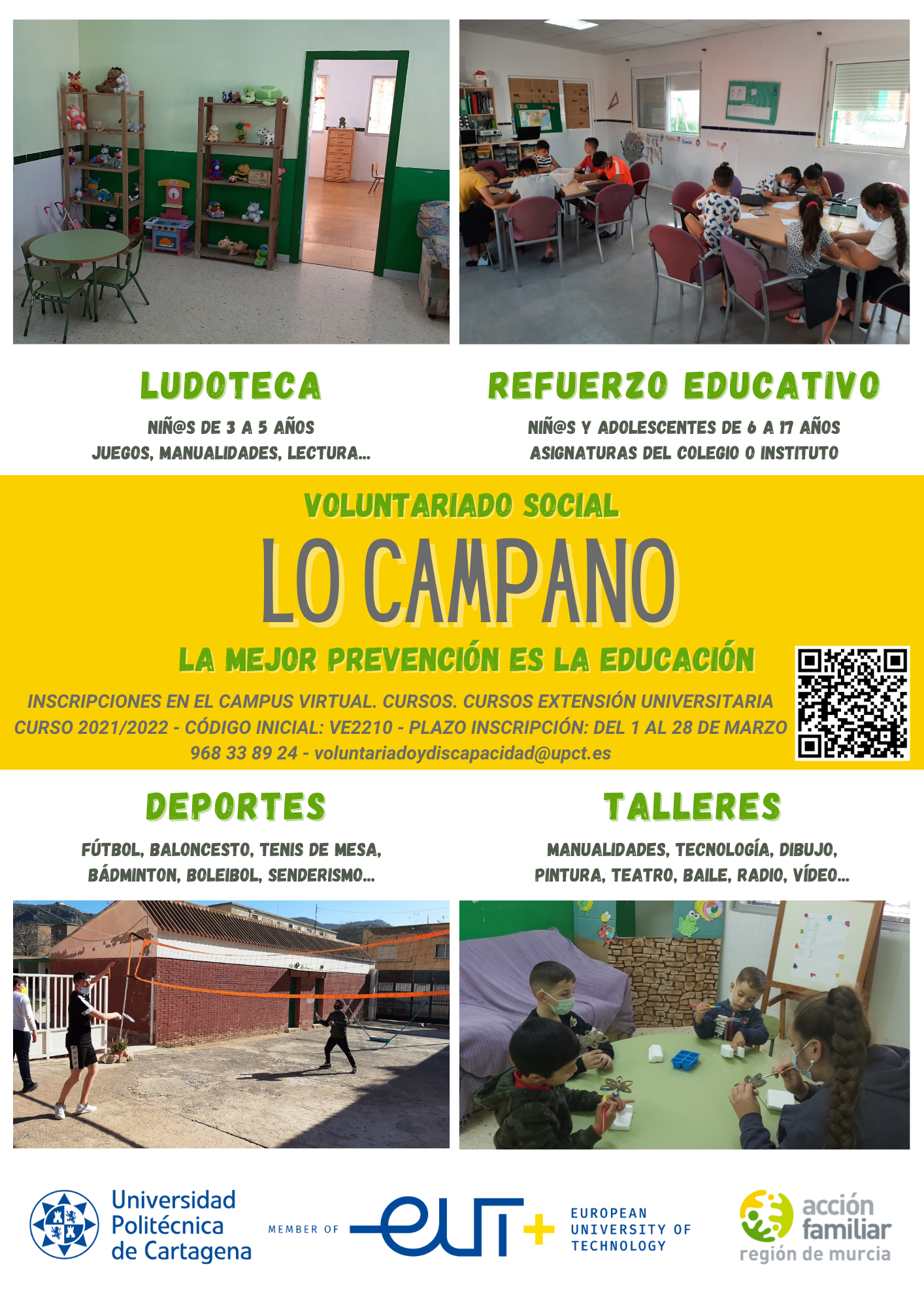 VE2210 Voluntariado Social con AFAMURCIA en Lo Campano