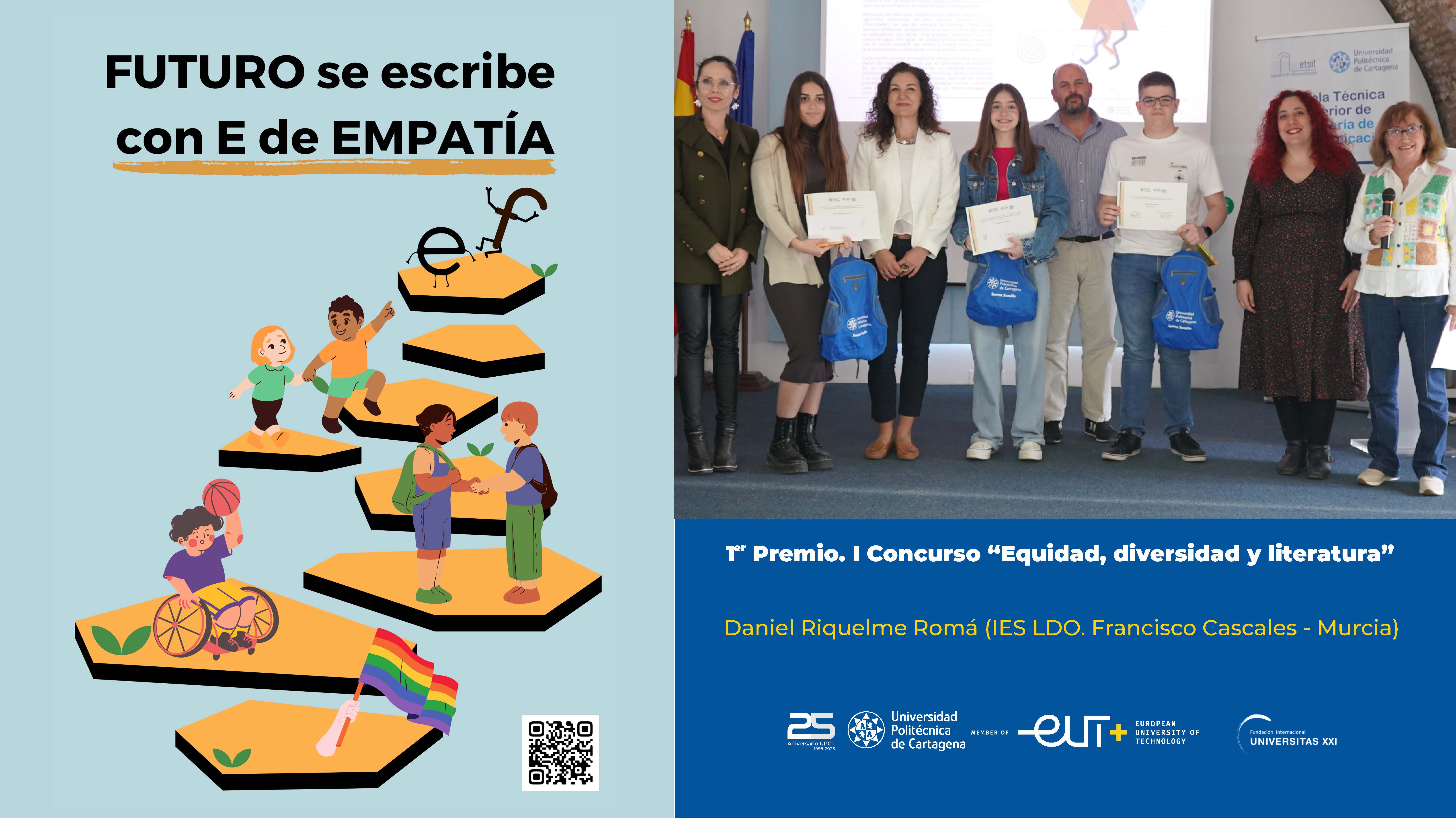 foto: I Concurso Equidad, diversidad y literatura. Premiados