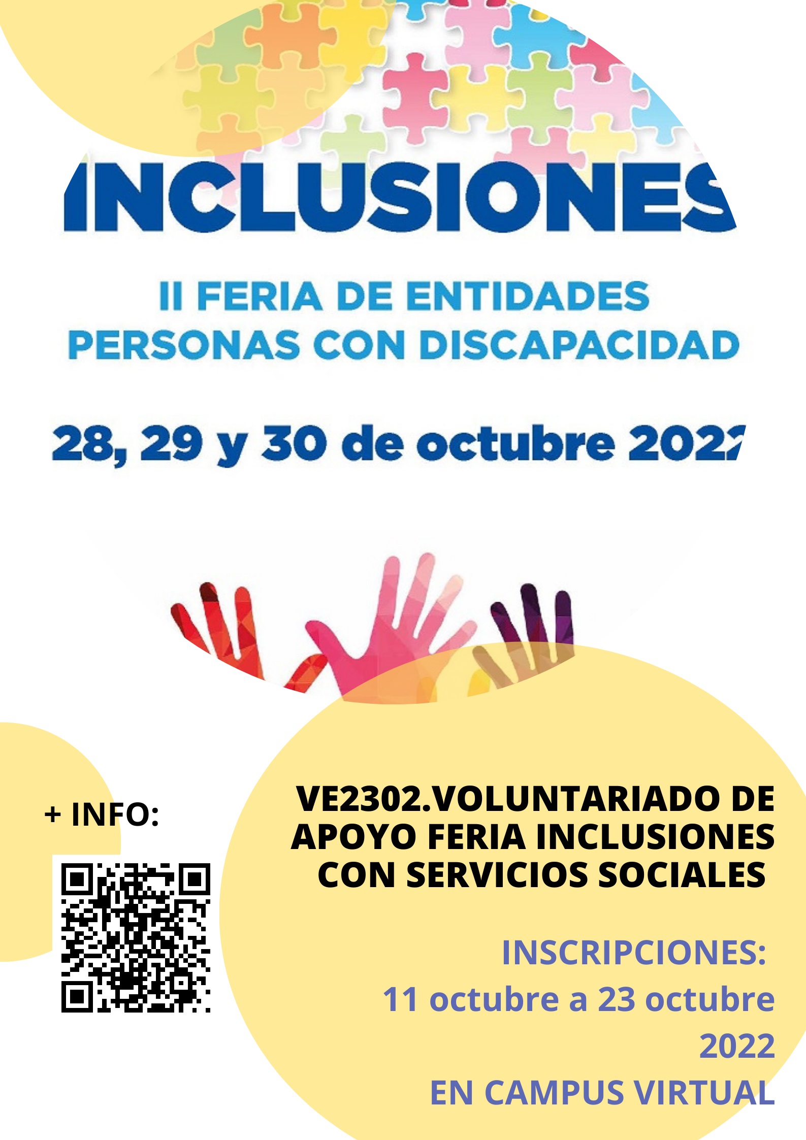 Voluntariado de Apoyo feria inclusiones con Servicios Sociales.VE2302