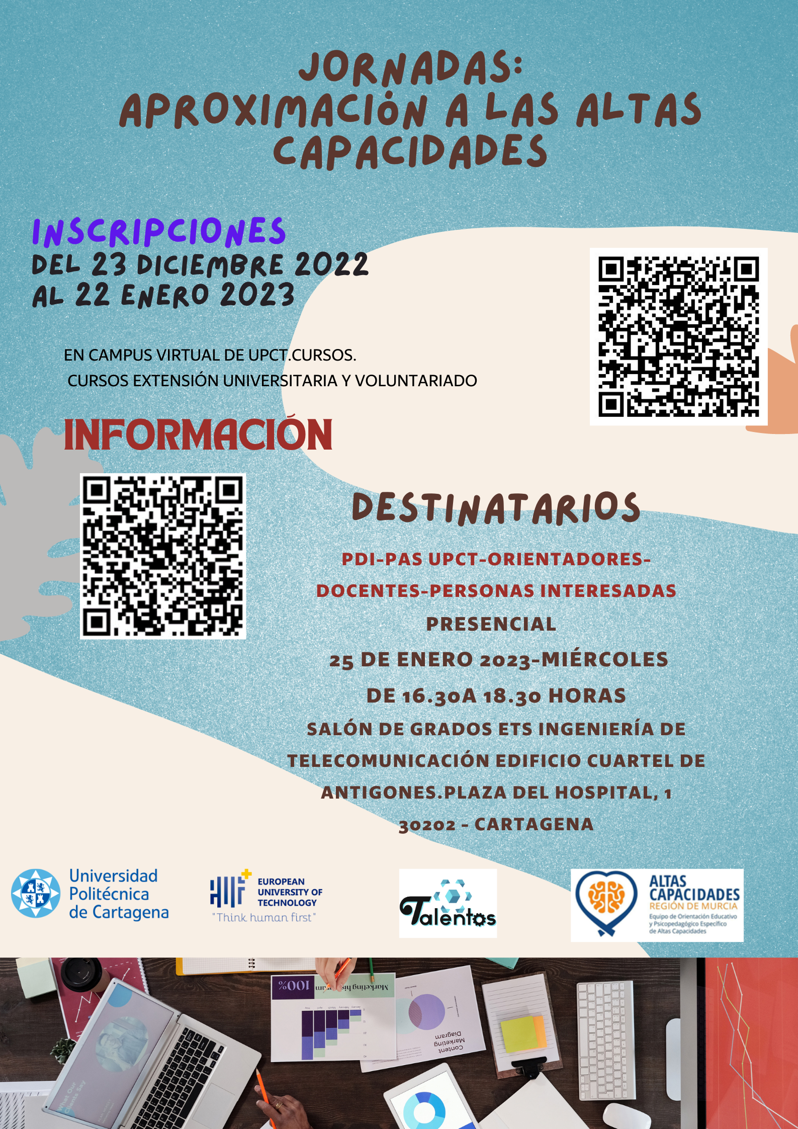 Jornadas Aproximación a las altas capacidades intelectuales