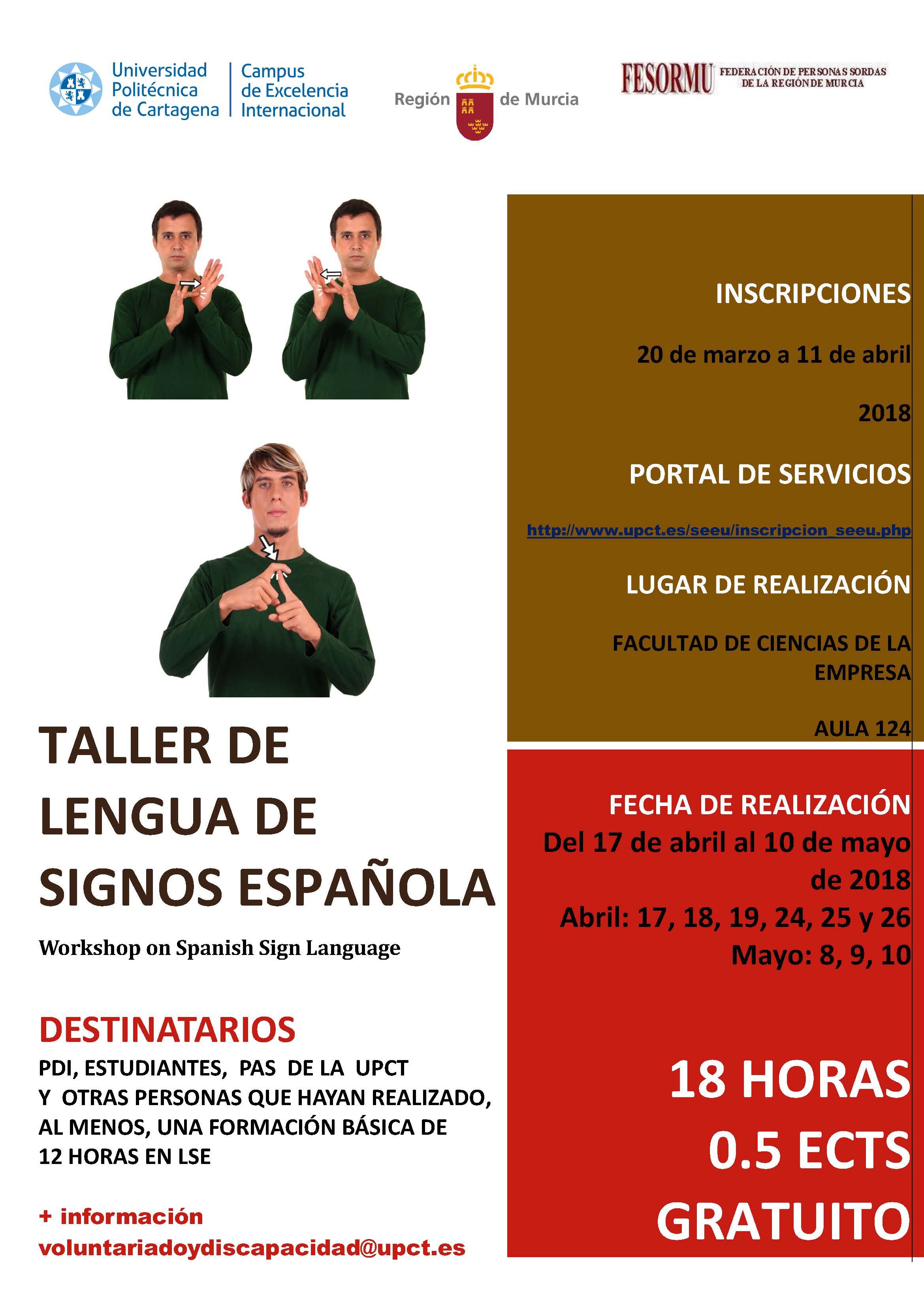 Taller de Lengua de Signos Española