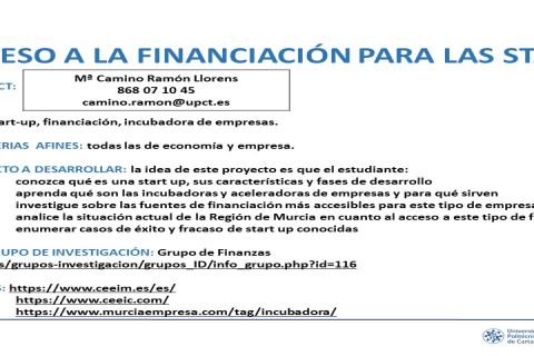 foto Financiacin para start up