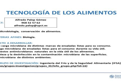 foto Tecnologa de alimentos