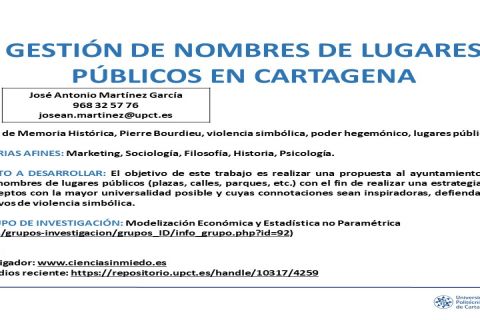 foto Nombres de lugares pblicos