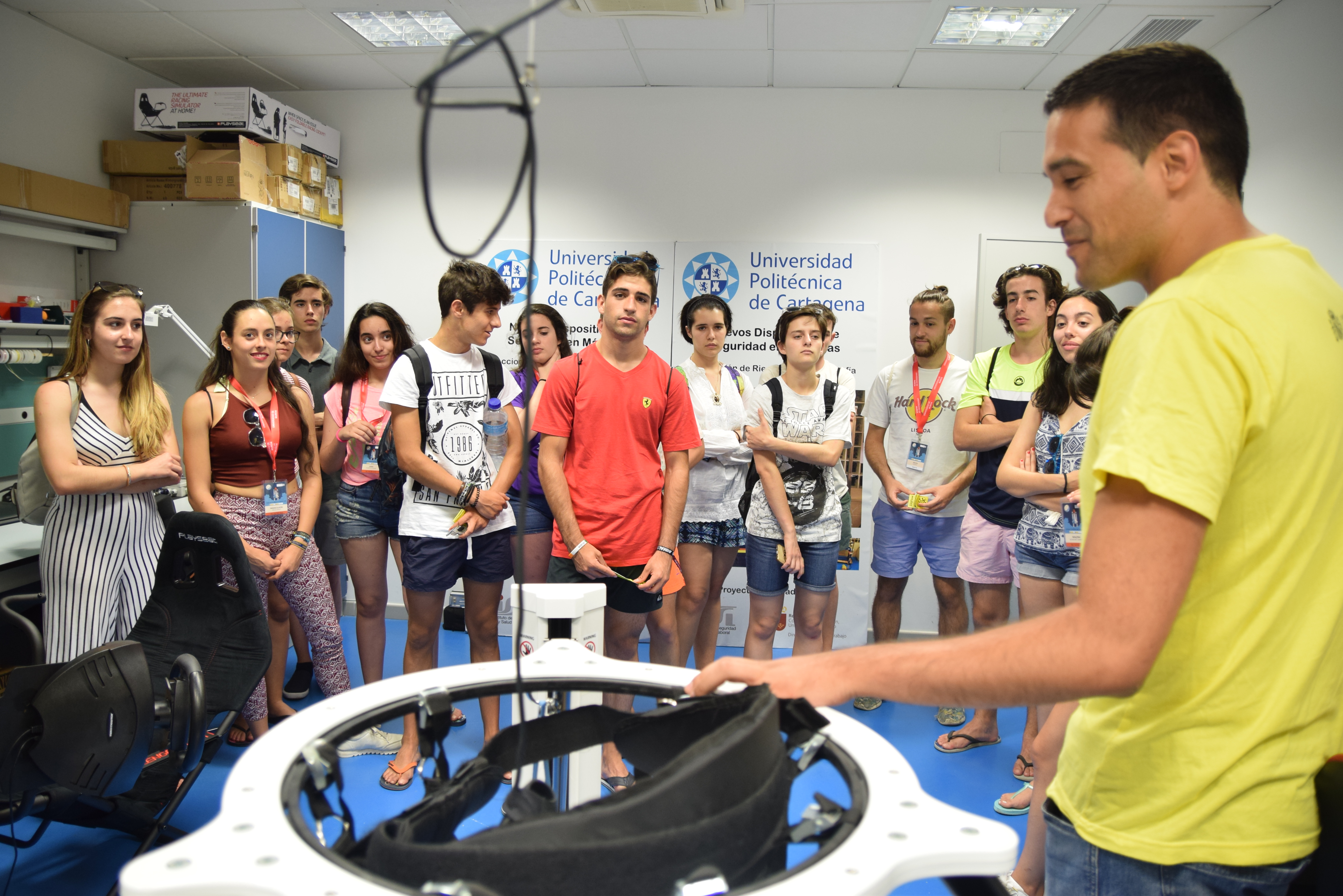 foto: El campus científico de verano Mare Nostrum 2018 concluye en la UPCT