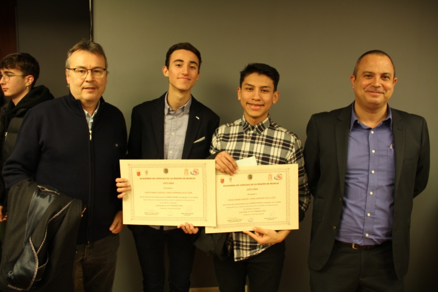 foto: Dos proyectos tutorizados por la UPCT para el congreso IDIES reciben el primer premio de la Academia de las Ciencias de la Región